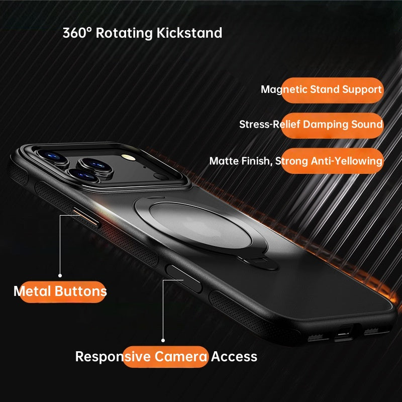 360° Rotating Kickstand iPhone 17 Case | Military-Grade Drop Protection
