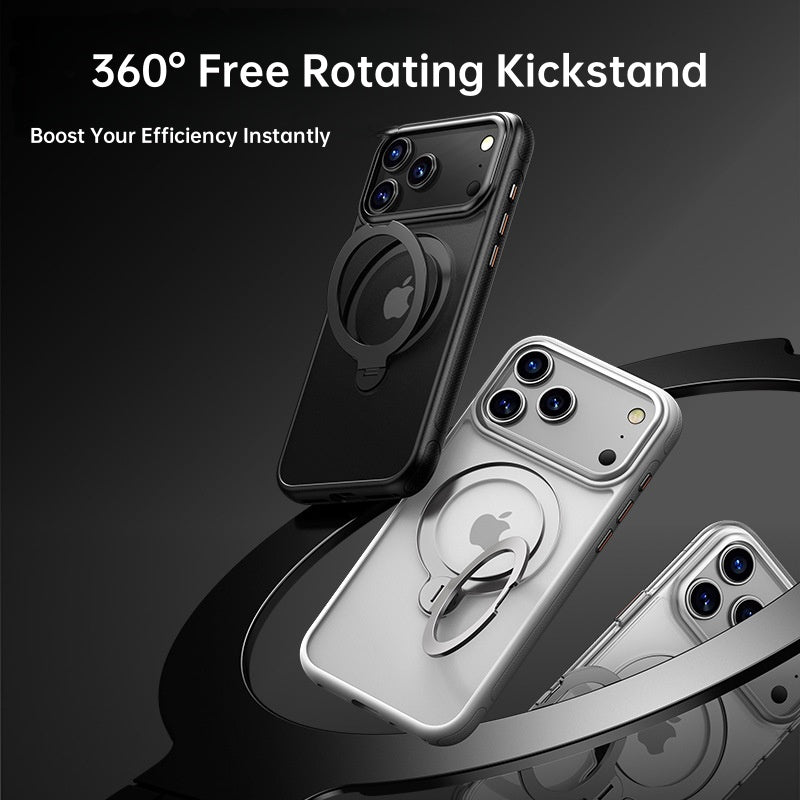 360° Rotating Kickstand iPhone 17 Case | Military-Grade Drop Protection